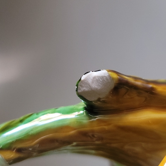 Vintage Majolica Rooster Statue - Picture 6 of 7